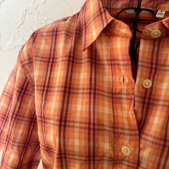 Uniqlo Cotton Plaid Button Down - Picture 3 of 10